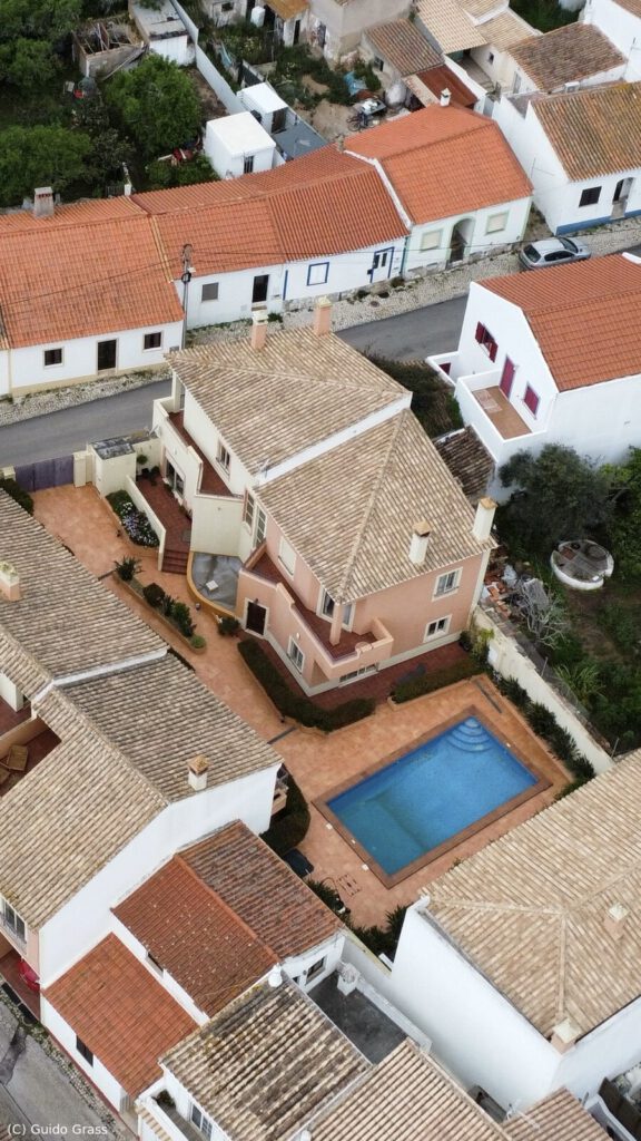 Luftaufnahme vom Haus